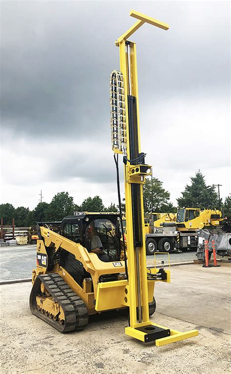 well drill skid steer|mast skid steer attachments.